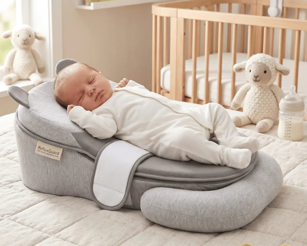 CozyNest™ – Coussin Anti Reflux Ergonomique